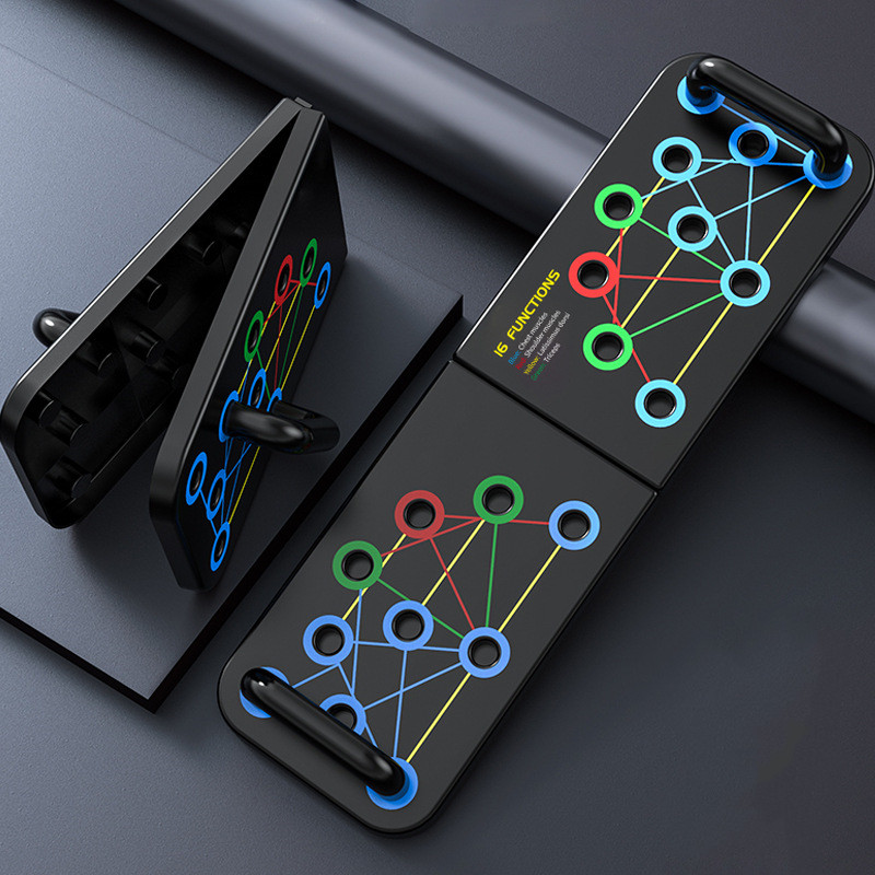 ElevateFit PushForce Pro™ – Color-Coded Push Up Board for Chest, Shoulders & Arms